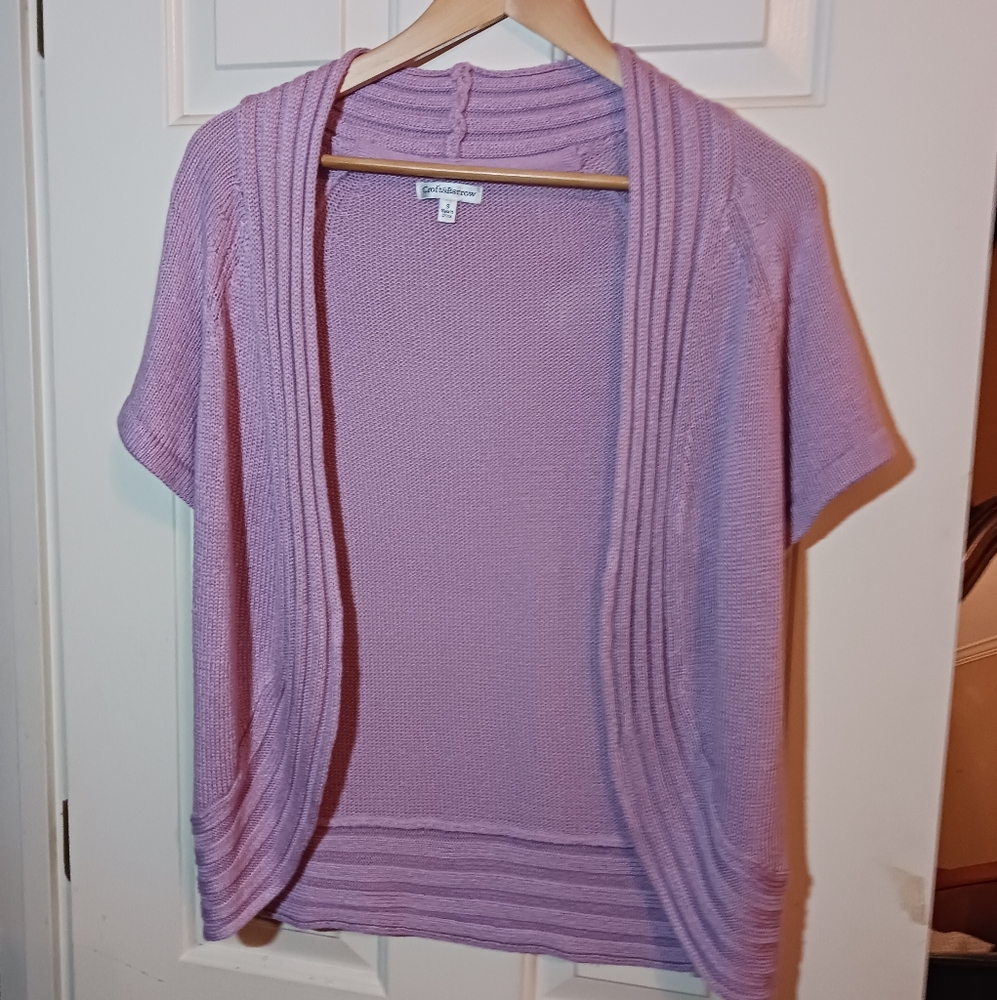 Croft & Barrow Lavender Cardigan Sweater